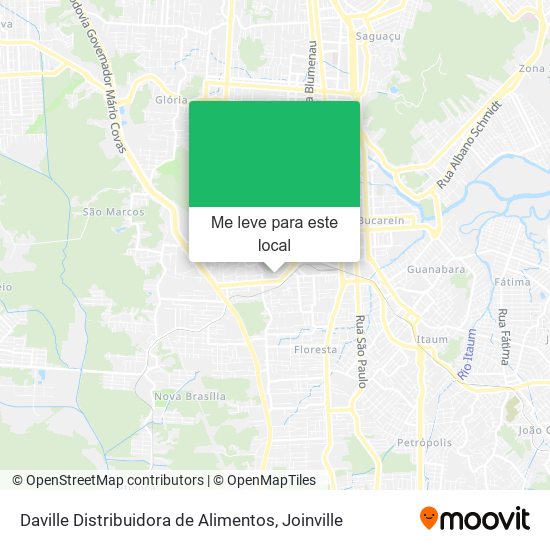Daville Distribuidora de Alimentos mapa