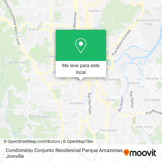 Condomínio Conjunto Residencial Parque Amazonas mapa