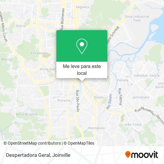 Despertadora Geral mapa