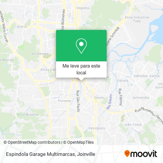 Espindola Garage Multimarcas mapa