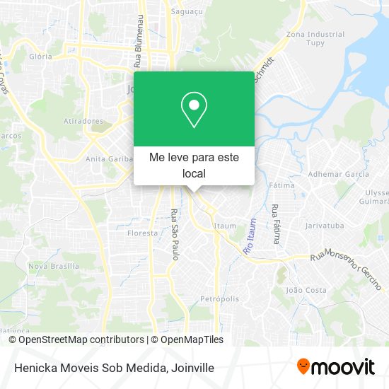 Henicka Moveis Sob Medida mapa