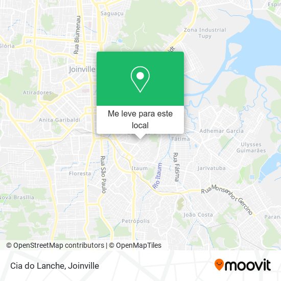 Cia do Lanche mapa