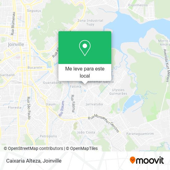 Caixaria Alteza mapa