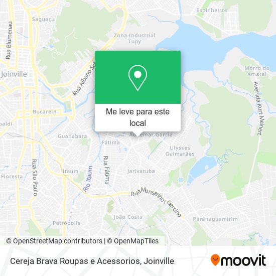 Cereja Brava Roupas e Acessorios mapa