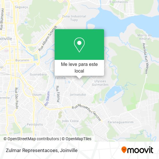 Zulmar Representacoes mapa