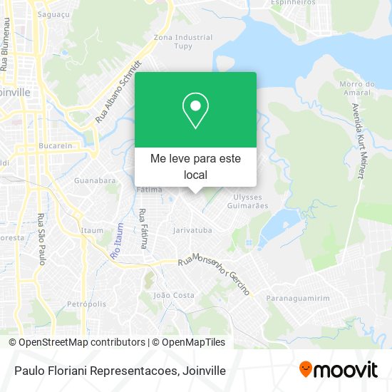 Paulo Floriani Representacoes mapa