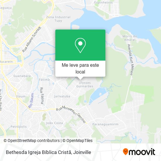 Bethesda Igreja Bíblica Cristã mapa