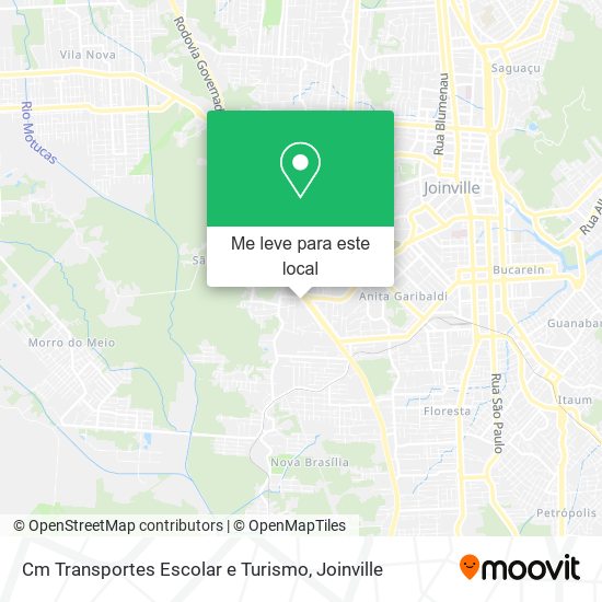 Cm Transportes Escolar e Turismo mapa