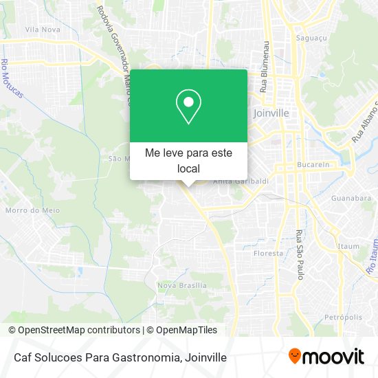 Caf Solucoes Para Gastronomia mapa