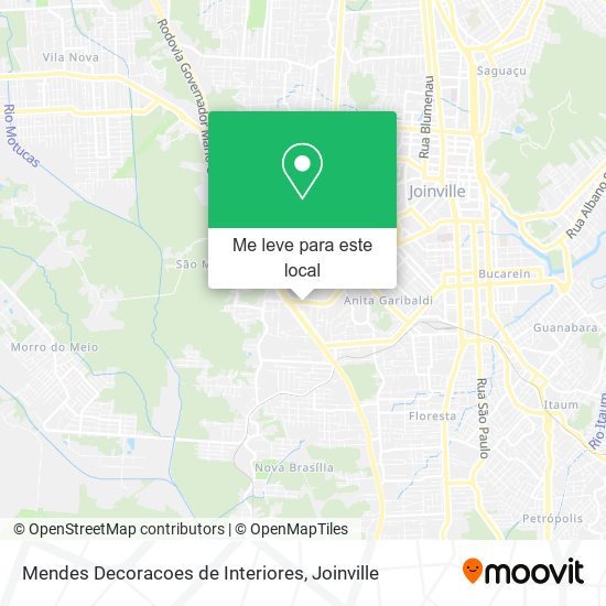 Mendes Decoracoes de Interiores mapa