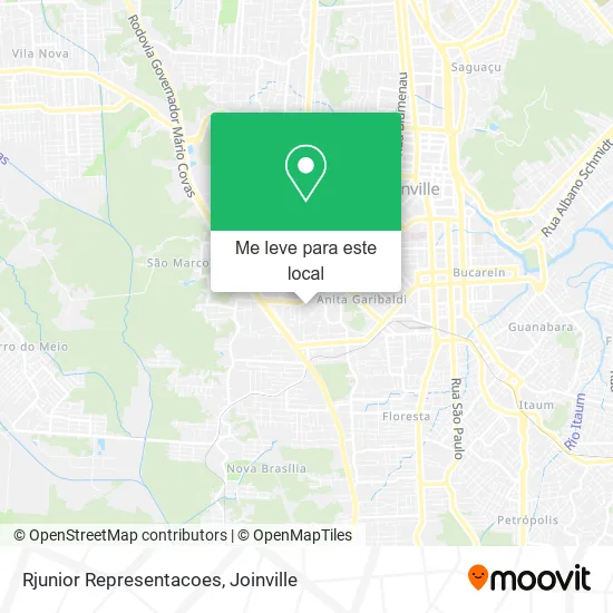 Rjunior Representacoes mapa