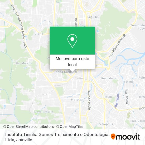 Instituto Tininha Gomes Treinamento e Odontologia Ltda mapa