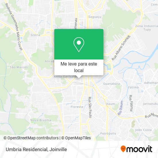 Umbria Residencial mapa