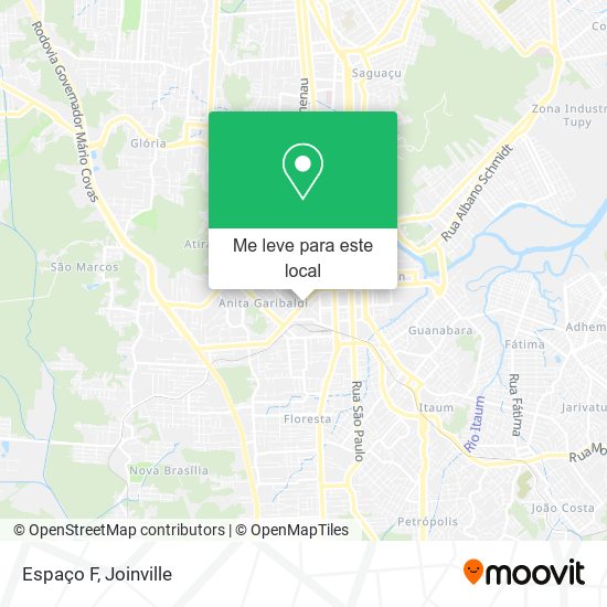 Espaço F mapa