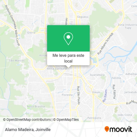 Alamo Madeira mapa