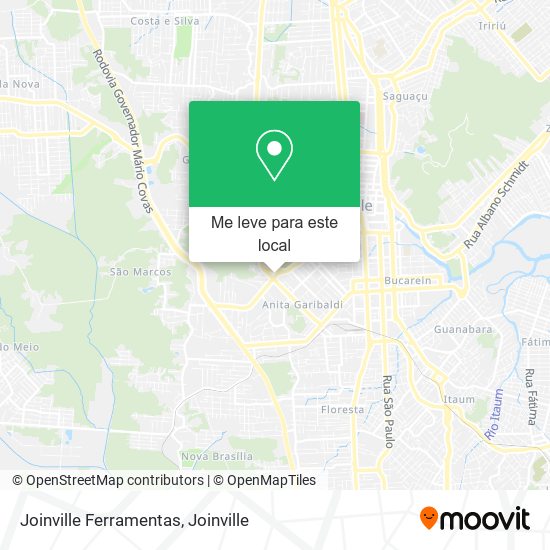 Joinville Ferramentas mapa
