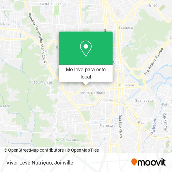 Viver Leve Nutrição mapa