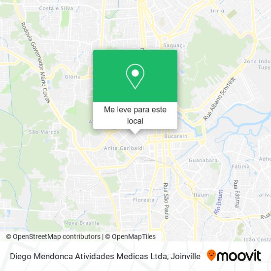 Diego Mendonca Atividades Medicas Ltda mapa