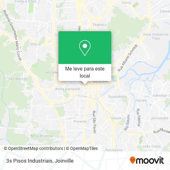3s Pisos Industriais mapa