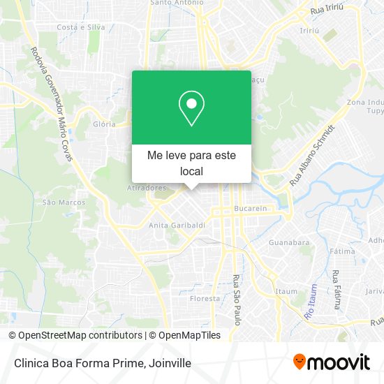 Clinica Boa Forma Prime mapa