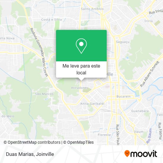 Duas Marias mapa