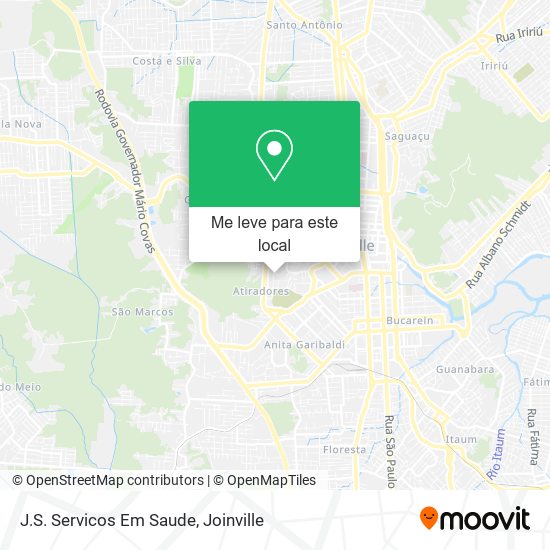 J.S. Servicos Em Saude mapa