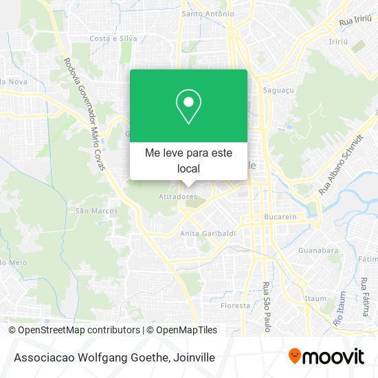 Associacao Wolfgang Goethe mapa