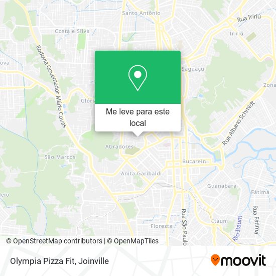 Olympia Pizza Fit mapa