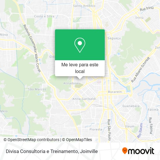 Divisa Consultoria e Treinamento mapa