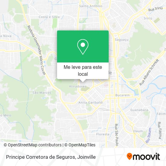 Principe Corretora de Seguros mapa