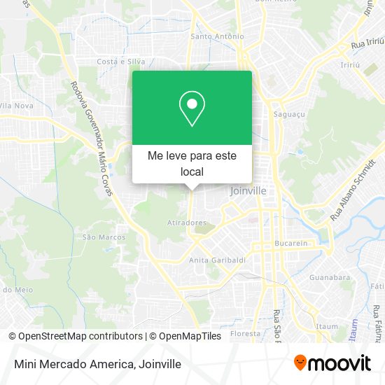 Mini Mercado America mapa