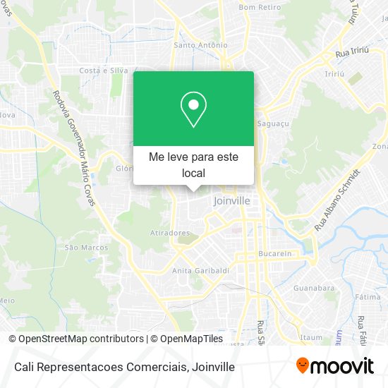 Cali Representacoes Comerciais mapa