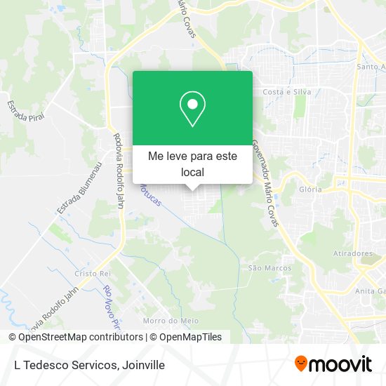 L Tedesco Servicos mapa