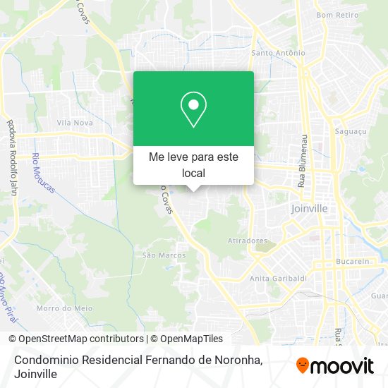 Condominio Residencial Fernando de Noronha mapa