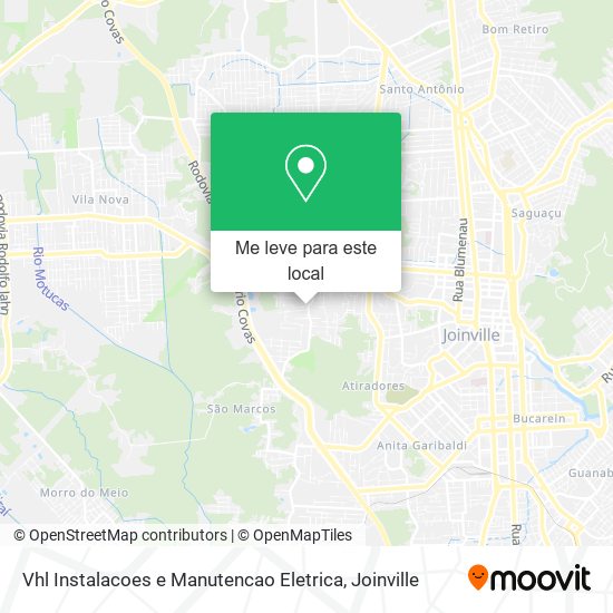 Vhl Instalacoes e Manutencao Eletrica mapa