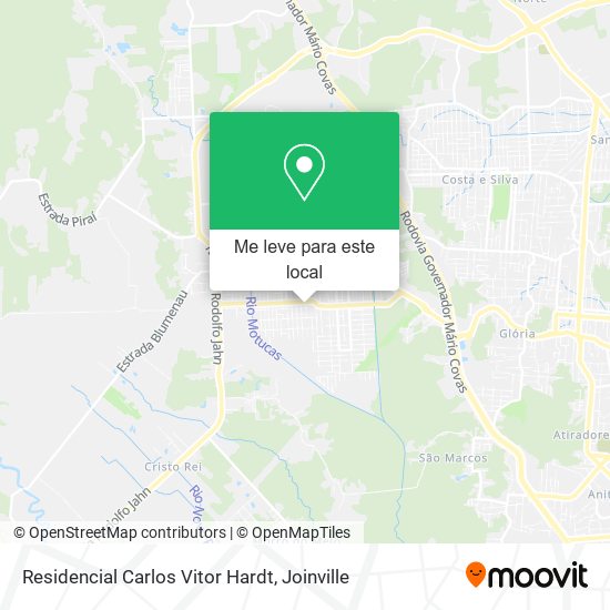 Residencial Carlos Vitor Hardt mapa