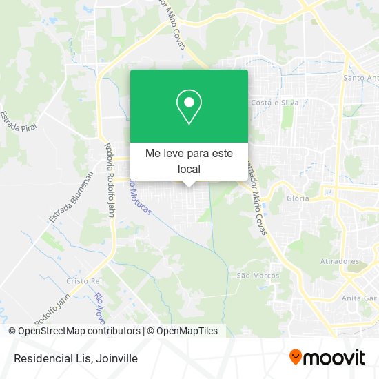 Residencial Lis mapa