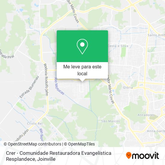 Crer - Comunidade Restauradora Evangelística Resplandece mapa