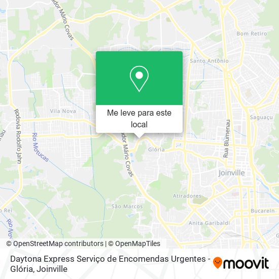 Daytona Express Serviço de Encomendas Urgentes - Glória mapa
