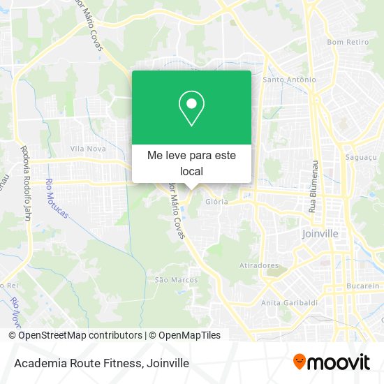 Academia Route Fitness mapa