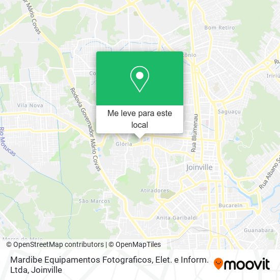 Mardibe Equipamentos Fotograficos, Elet. e Inform. Ltda mapa