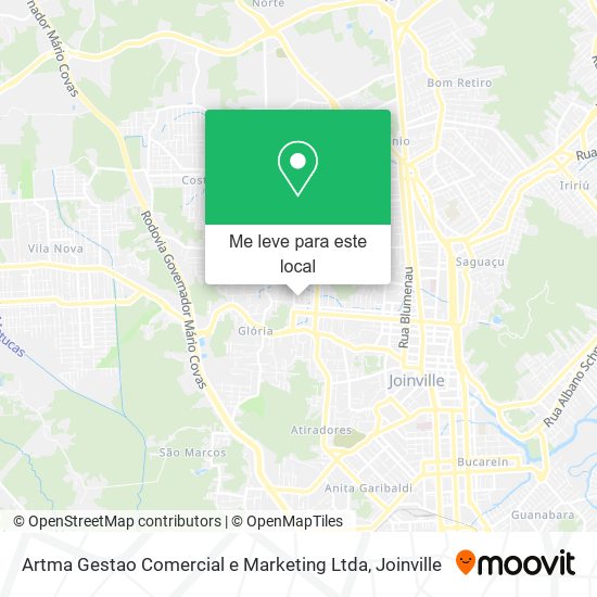 Artma Gestao Comercial e Marketing Ltda mapa