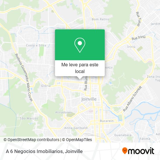 A 6 Negocios Imobiliarios mapa