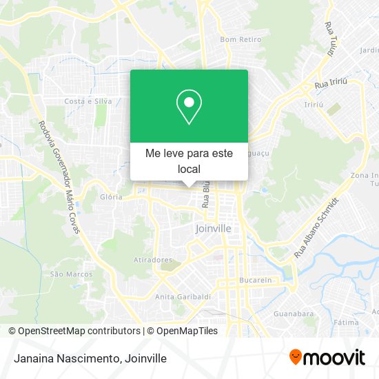 Janaina Nascimento mapa