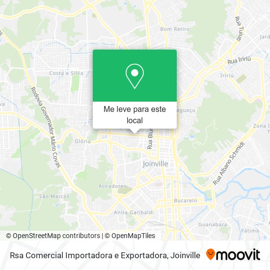 Rsa Comercial Importadora e Exportadora mapa
