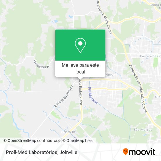 Proll-Med Laboratórios mapa