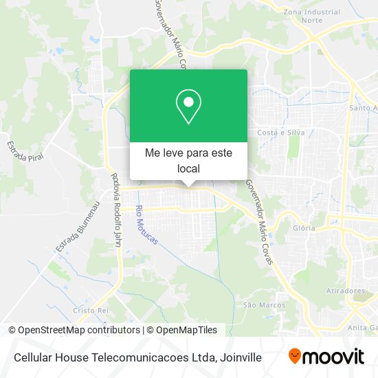 Cellular House Telecomunicacoes Ltda mapa