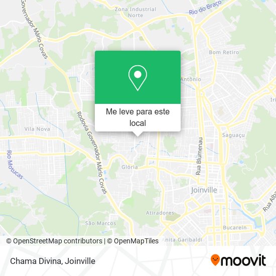 Chama Divina mapa