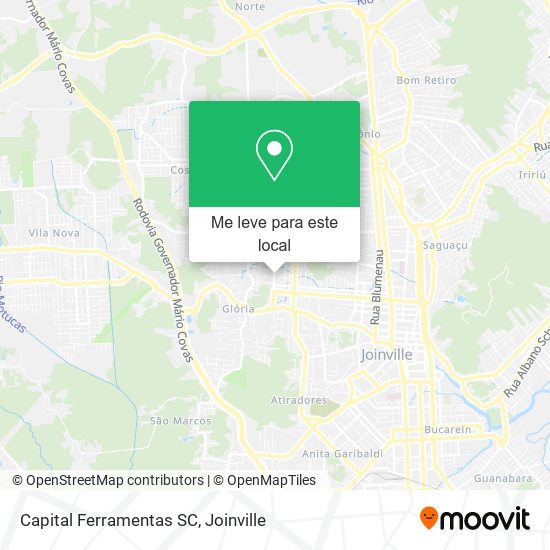 Capital Ferramentas SC mapa