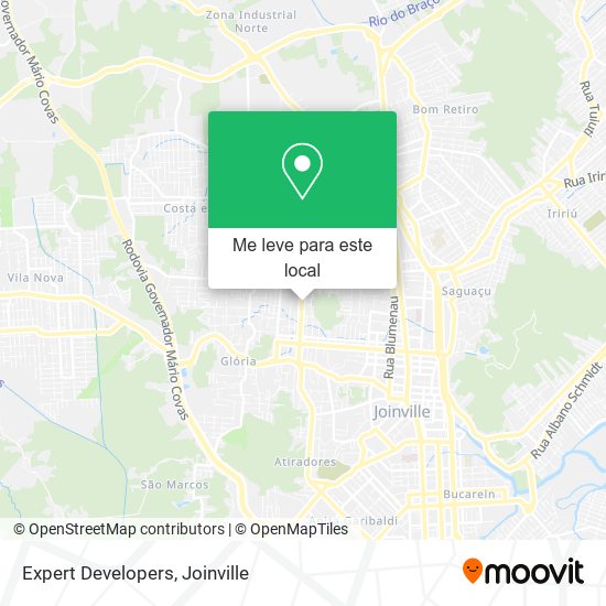 Expert Developers mapa